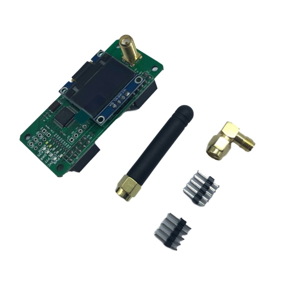 MMDVM Hotspot-kort + Antennstöd UHF-eller-VHF P25 DMR YSF- D-STAR NXDN-POCSAG för Raspberry Pi-Zero-W Pi-3 OLED-