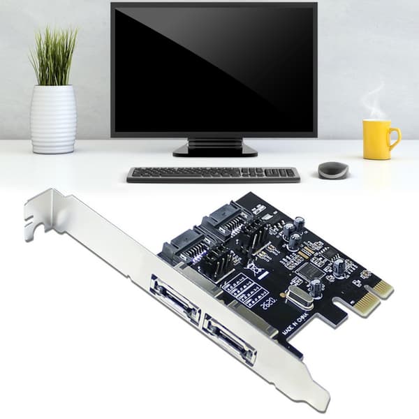 Højtydende ASM1061 PCIe til SATA3.0 eSATA-adapterkort til systemer