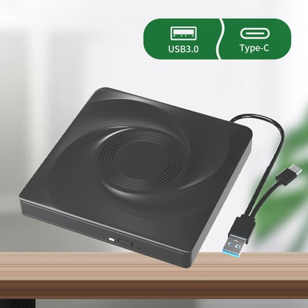 Snabb dataöverföring USB 3.0 Typ C DVD-brännare för bärbara och stationära datorer