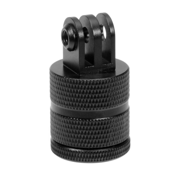 360 Graders Rotation Stativ Adapter Kompatibel med Go Pro Hero 3+ 4 5 Session 6 7 Actionkameror och Andra Standard