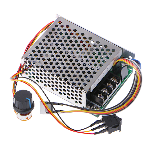 för DC 10-55V 12V 24V 36V 60A PWM för DC Motor Hastighetsregulator CW CCW Reversibel