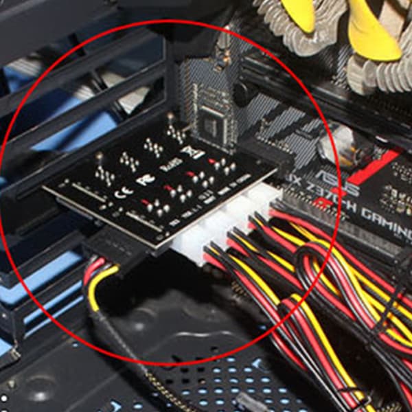 USB-portkort utökar hårddiskfäste strömkontroll SSD PCI-expansionskort