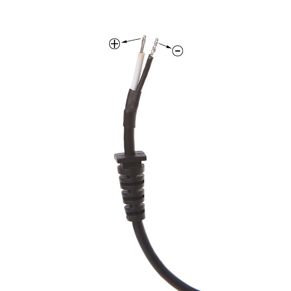 Ersättning 5,5 mm x 2,1 mm rak för DC Power Hane Plug Jack till Bar Wire öppen