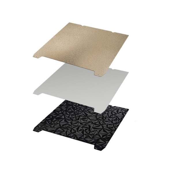 Uppgraderad för CrealityK1 3D-skrivare Uppvärmd Bädd PEO/PEI-ark Dubbelsidig Platt Magnetisk Bas för Ender3S1/S1Pro