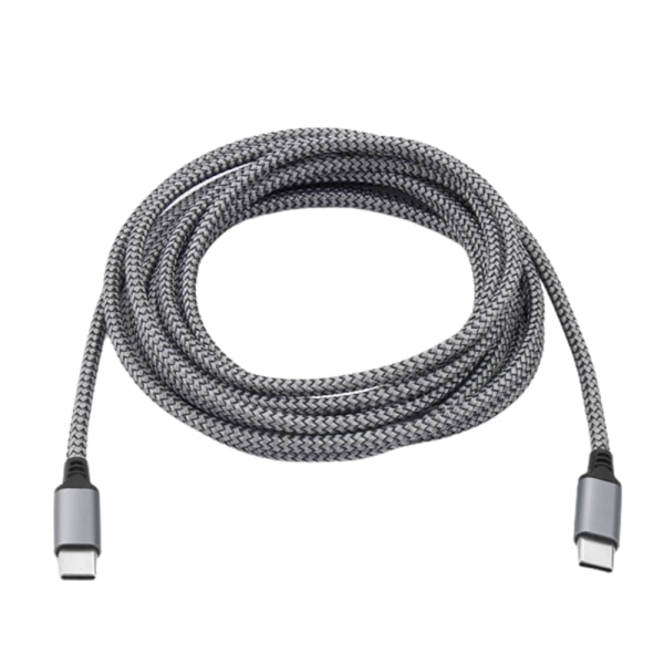 USB C til Type C Forlenget Kabel PD60W Hurtiglading Ladekabel Dataoverføringskabel 480Mbps for Telefon Nettbrett Laptop