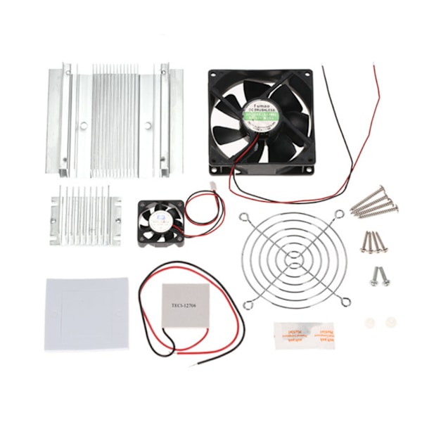 12V Peltier Semiconductor Refrigeration Cooler Module Kylsystem för med fläkt