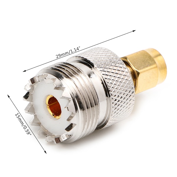 SMA hane till UHF hona RF koaxialkontakt Adapter SO-239 SO239