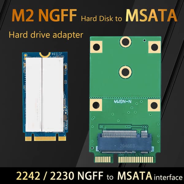 SSD til mSATA interface Sata for m.2 NGFF interface Adapterkort til 2230 2242mm