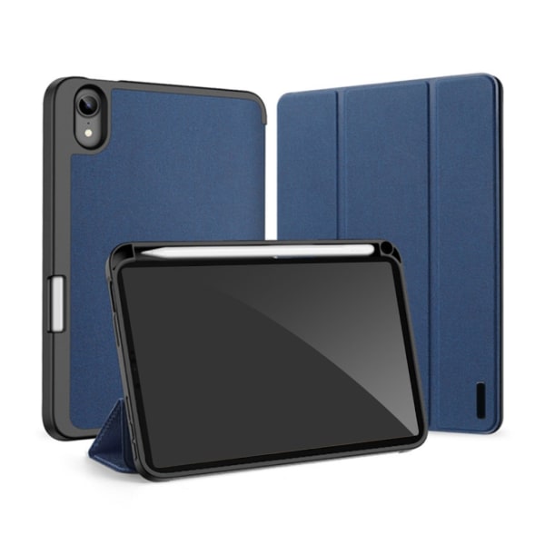 Fullständigt Skyddande Tablet Fodral Mjukt TPU Läder Smart Cover med Slim Pennhållare Auto Wake / Sleep för mini