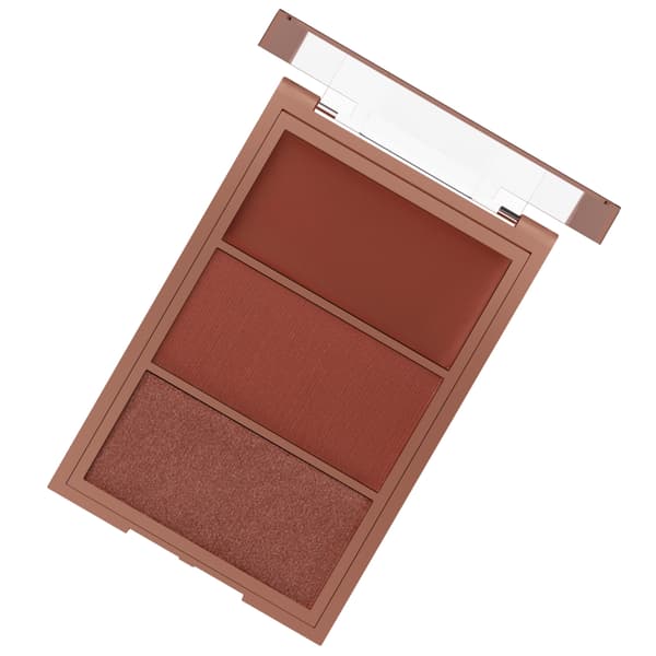 Bærbar Blush Palette Kindben Kontur Blush Highlighting Flush Effekt C