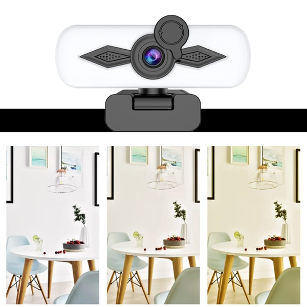 Högupplöst webbkamera 1080P med inbyggd mikrofon USB2.0-kontakt för Play Autofokus vidbildskamera för bärbar dator Video V292K autofocus