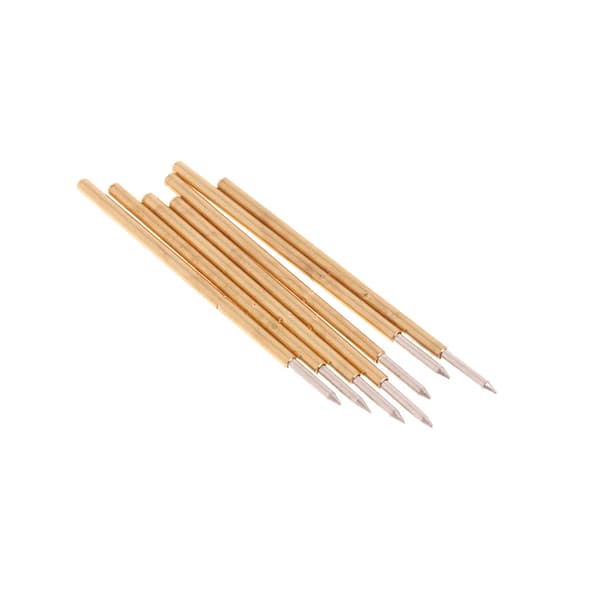 Fjederbelastede testprober Pogo Pin Længde 16mm Diameter 0.5mm 100 Stykker