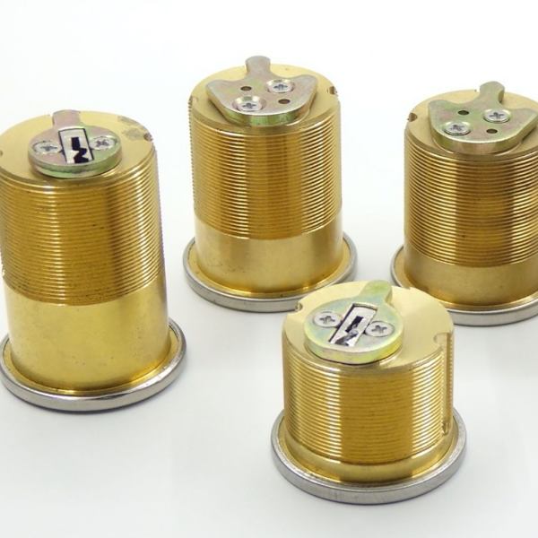 Mässing Mortise Cylinder med KeyStorefront Säkerhet för Kommersiell Dörrlås 1Inch