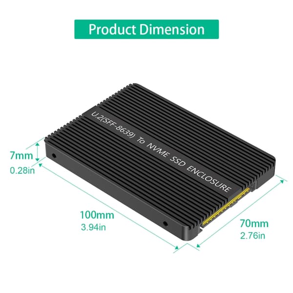 M.2 NVMe SATA NGFF SSD till PCIe U.2 SFF-8639 PCIE M.2 SSD till U.2 Adapter