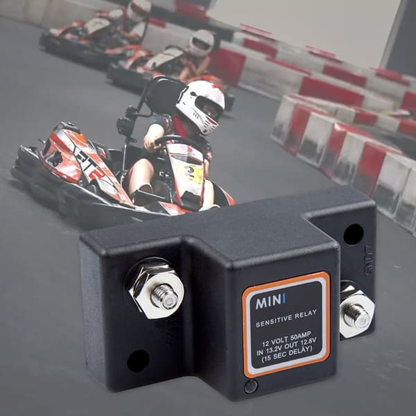 Kraftig 12V Dobbel Ekstrabatteri Isolator 12V 50A for UTV-er ATVer