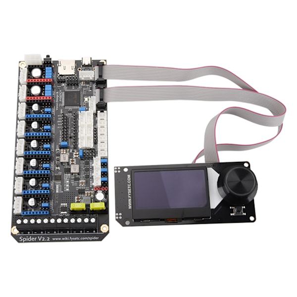 Spider V2.2 Bundkort 32Bit Controller Board PT100 Temperaturmålingsmodul TMC2209 3D Printer Dele Udskiftning