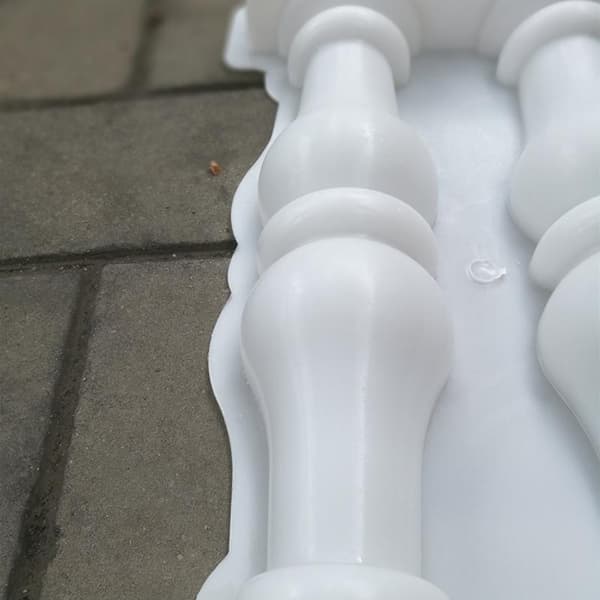 Høytemperaturbestandig plastform for laging av gjerde romersk søyleform