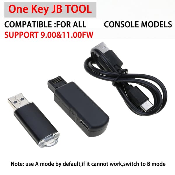 Spelkabel Typ C Kabelset USB-adapter för P4 Spelkonsol FW 9.0-11.0 System