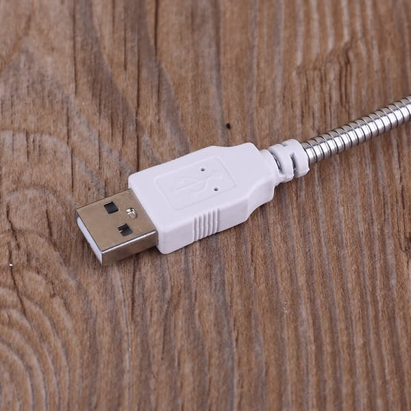 Mobil Mini USB Bordventilator med Fleksibel Hals, Bærbar Bordventilator til Hjemmet
