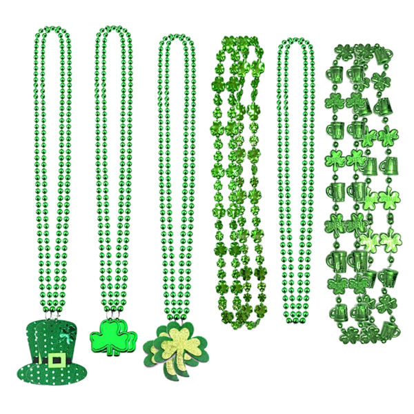 St. Patricks Day Perlekjeder Anheng Halskjeder St. Patricks Day Smykker St. Patricks Day Dekor Gave til Kvinne Mann