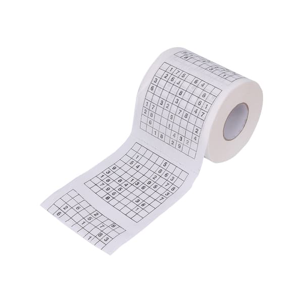 Hållbart Sudoku Su Tryckt Toalettpapper Bra Pusselspel