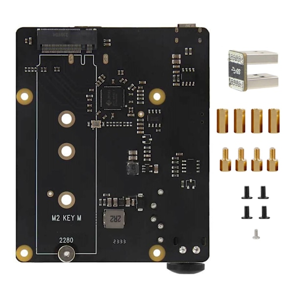 X873 M.2 Solid Disk Støtte Utvidelseskort For rpi 4 Med LED-indikator