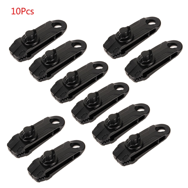 10 st Tält förtält Skyddsklämmor Heavy Duty Lock Grip Clamps Camping Tarps Canvas Clips Snap Gripper Husvagns käftgrepp