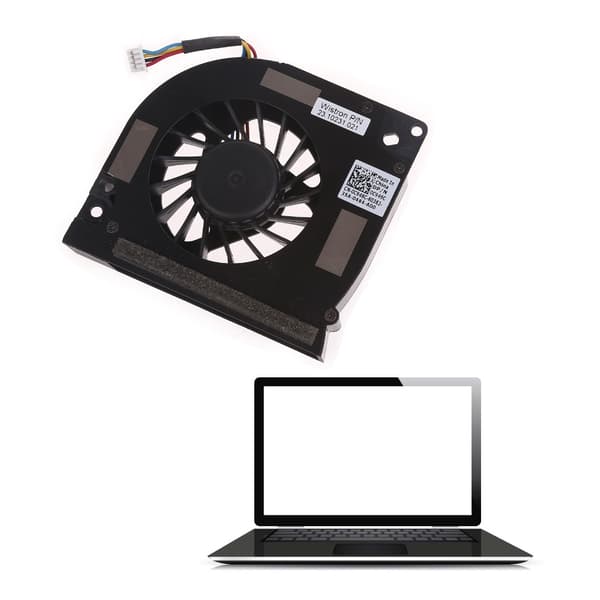 1 st CPU-kylfläkt för bärbar dator 5V 4Pin Radiator för Dell Latitude E5500 E5400