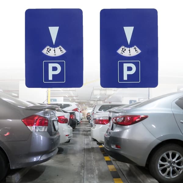 Stødsikker bilparkeringstidstracker med digitalt display og kompakt design