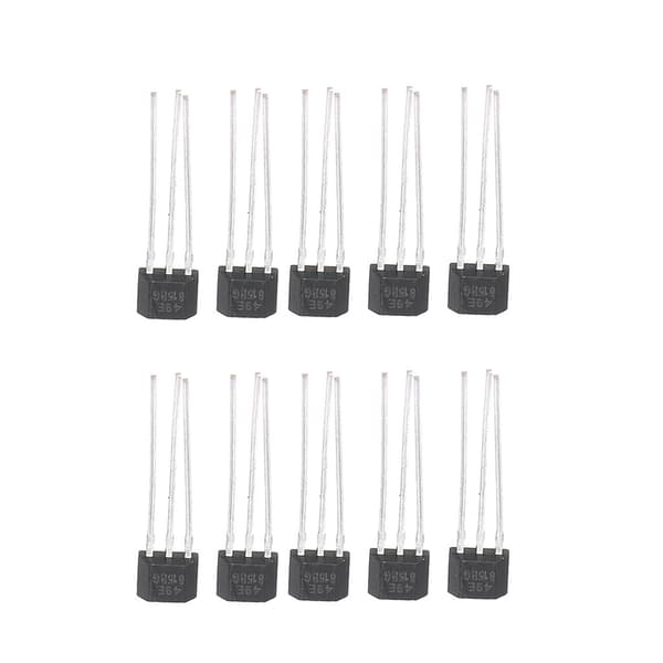 10 stk. 49E Hall Element OH49E Spenningsregulator Hall Effekt Sensor Lineær Bryter