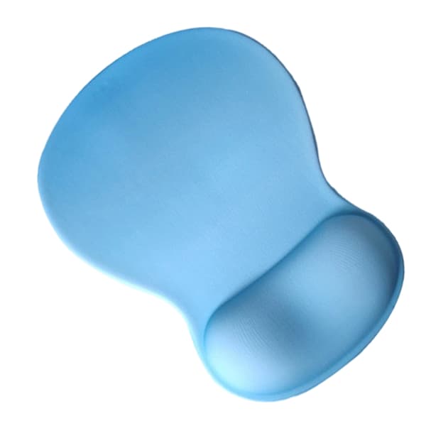 Ergonomisk Silikone Musemåtte Gamer Store Tastaturer Computer Skrivebordsmåtte Gaming Light blue