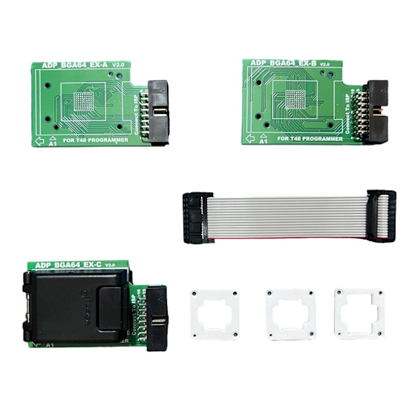 BGA64 IC Socket Adapter 3 i 1 til T48 Præcis Chip Programmering