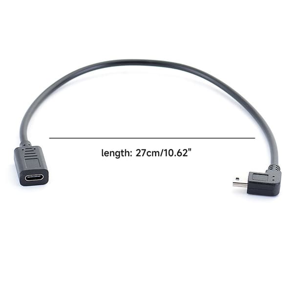 Mini USB-kabel til USB hurtig dataopladerkabel til MP3 MP4-afspiller bil