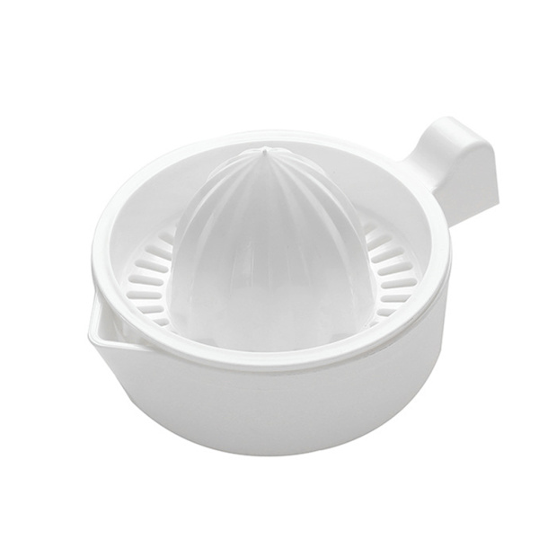 Mini Plastik Dobbelt Lag Husholdnings Manuel Citrus Juicer Appelsin Citron Frugtpresser