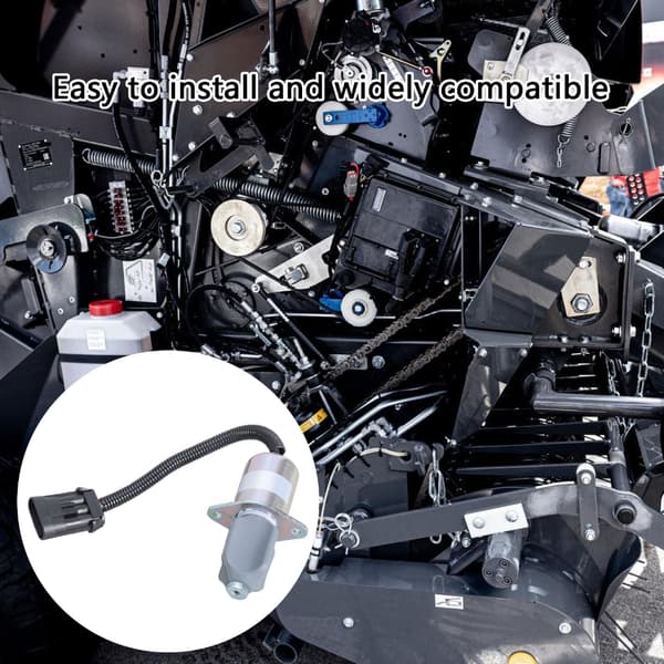 12V Motorstop Solenoid nem installation til mekanisk bearbejdning