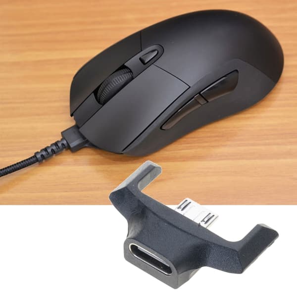 Micro USB till Typ C-adaptrar Säker Anslutning Rese-essentiellt för G403 G703