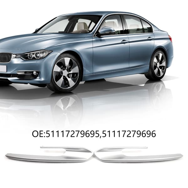 Auto Støtfanger Tåkelys Grilldeksel for 328i/320i Biltilbehør 51117279695 Left