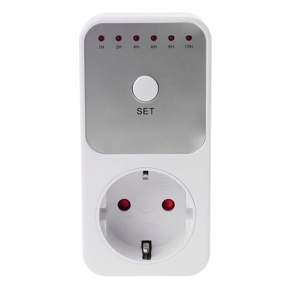 Smart Kontrol Nedtællingsur Stikdåse Plug-In Timing Stikdåse EU Stik