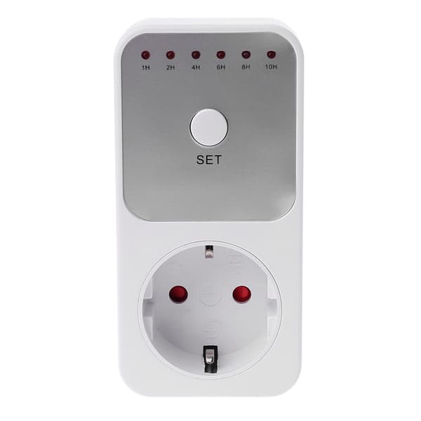 Smart Kontroll Nedräkningstimer Strömbrytare Plug-In Uttag Timeruttag EU-kontakt