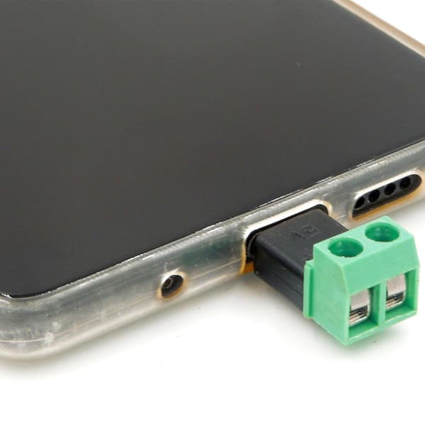 Ingen Sveiselading Koblinger MicroUSB Plugger Til 2-Pinners Terminaler 5V Adaptere