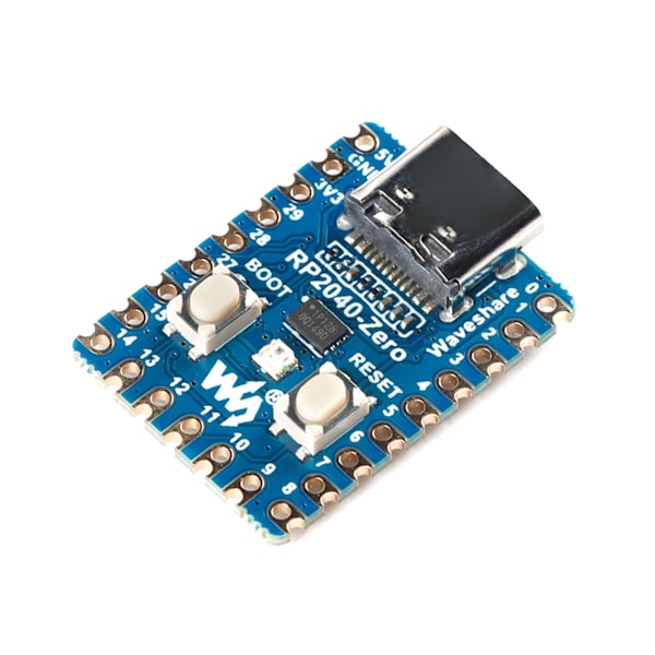RP2040-Zero RP2040 för Raspberry Pi Mikrokontroller PICO Utvecklingskort Modul Dual-core Cortex M0+ Processor 2MB