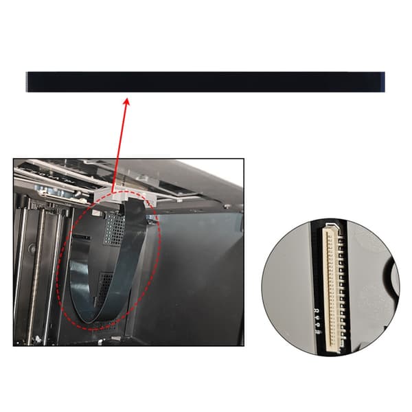 3D Printer Varmeseng Ledningsføring 30Pin FPC Kabel 470mm Plug and Play til 5Mpro