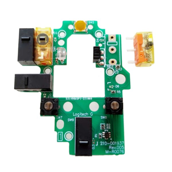 Muse Bundkort Mikro Switch PCB - Board til Logitech G502 LIGHTSPEED Trådløs Gaming Mus Hot-Swap