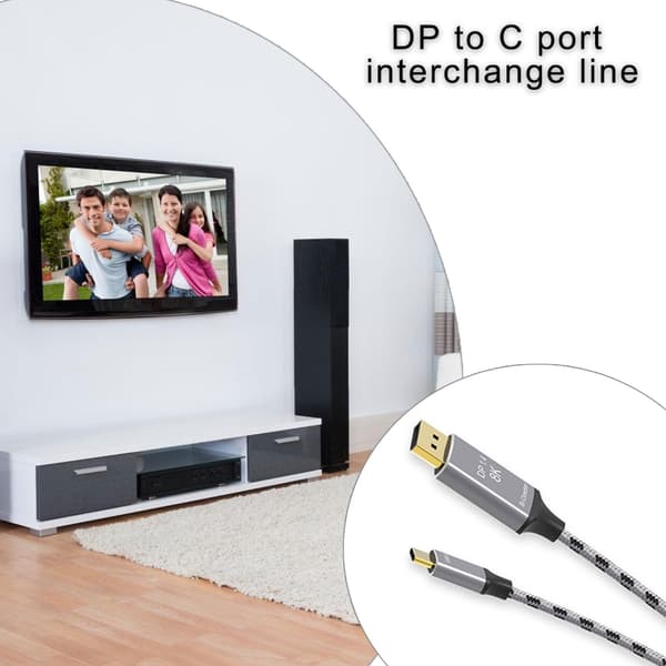 DisplayPort 1.4 til USB C-forbindelse til videoudgang