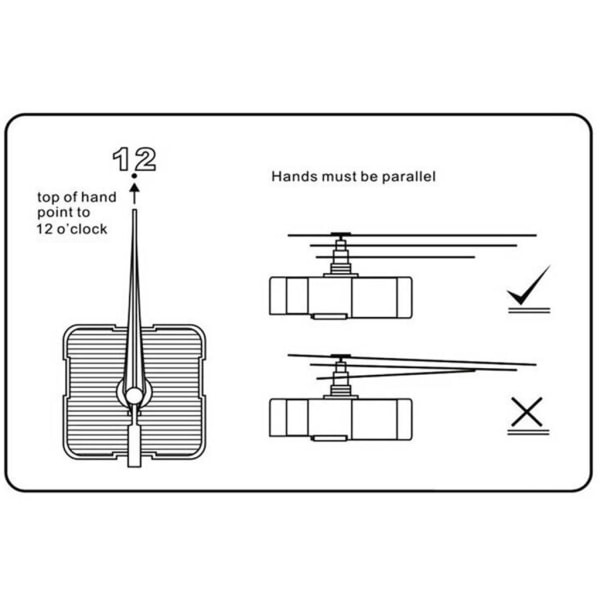 DIY Time Clock Movement Accessory Kit Hängbar kvartsmekanism utbytesverktyg för DIY hängbar klocka Gagdet Tool 5