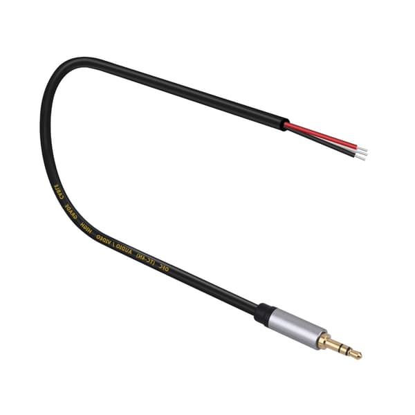 3,5 mm hannplugger til blank ledning lydkabel for utskifting av lydutstyr