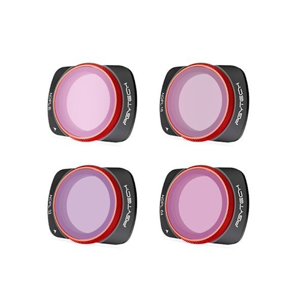 Linsfilter för ficka 3 CPL VND 2-5 VND 6-9 ND8 ND16 ND32 ND64 ND8PL ND16PL ND32PL ND64PL Glasfilter med neutral densitet ND and PL packages