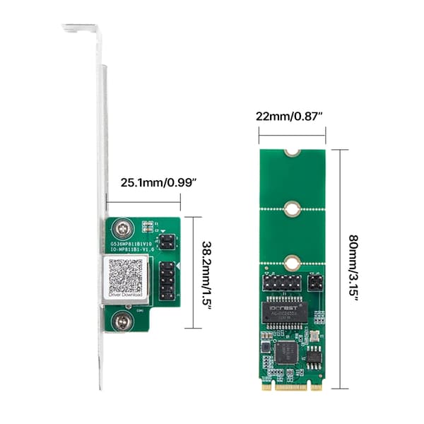 2500 Mbps netværksadaptere I225 Chip Ethernet-controllerkort til pc