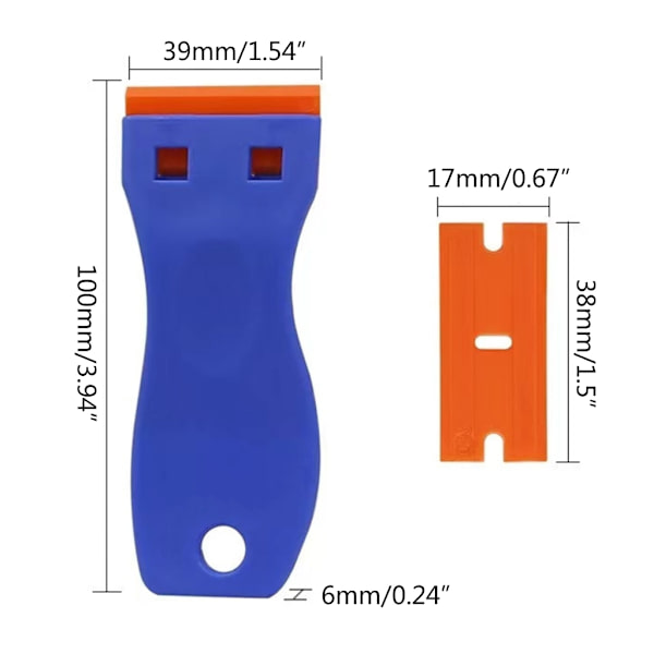 Plast Razor Scraper Tool Razor Blades Sticker Remover Scraper for Stickers