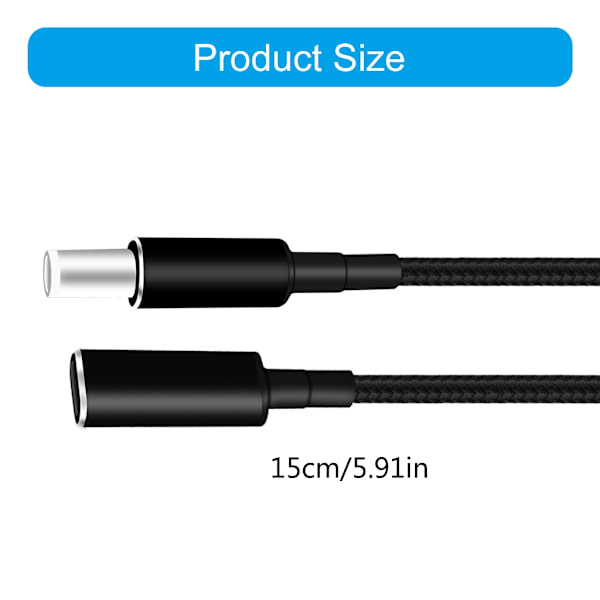 DC7.4x5.0mm Han til USB Type C PD Opladerkabel Strømkabel til USB C Enheder